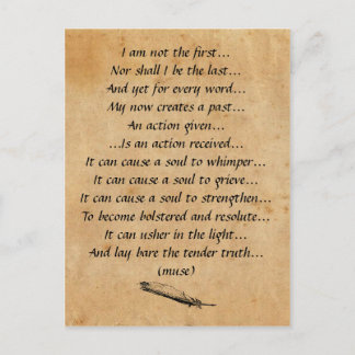 Postkarte durch Pâtisseries Poétique de Muse