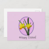 Postkarte - düstere Ostern Gruß (Vorne/Hinten)