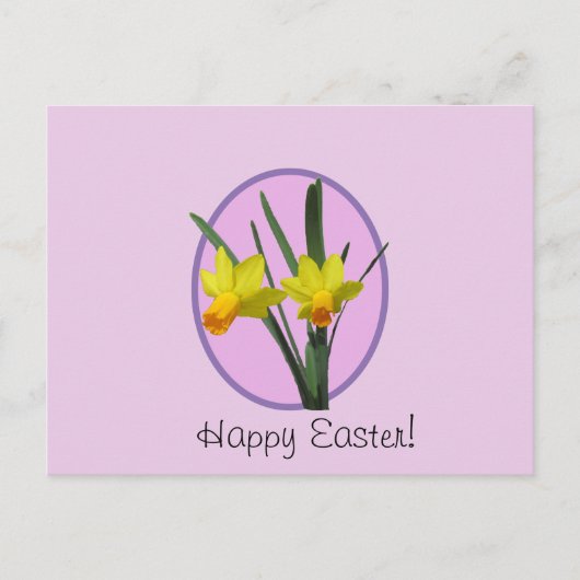 Postkarte - düstere Ostern Gruß (Vorderseite)