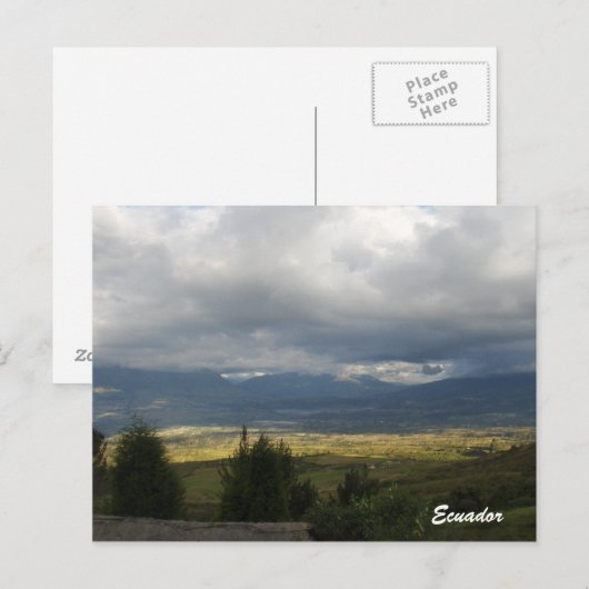 Postkarte Ecuador (Vorne/Hinten)