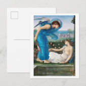 POSTKARTE : ED. BURNE - JONES : CUPID + PSYCHE (Vorne/Hinten)