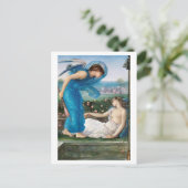 POSTKARTE : ED. BURNE - JONES : CUPID + PSYCHE (Stehend Vorderseite)