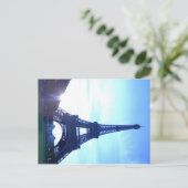 Postkarte Eiffelturm (Stehend Vorderseite)