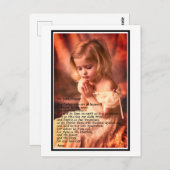 Postkarte - ein Gebet (Vorne/Hinten)