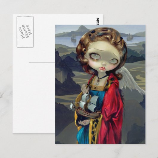 Postkarte "Ein sicherer Hafen" (Vorne/Hinten)