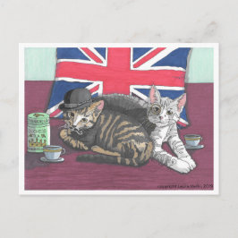 Postkarte: Ein Teefleck (Tricia) Postkarte