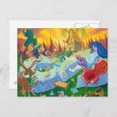 Postkarte "Ein verrücktes Party" (Vorne/Hinten)