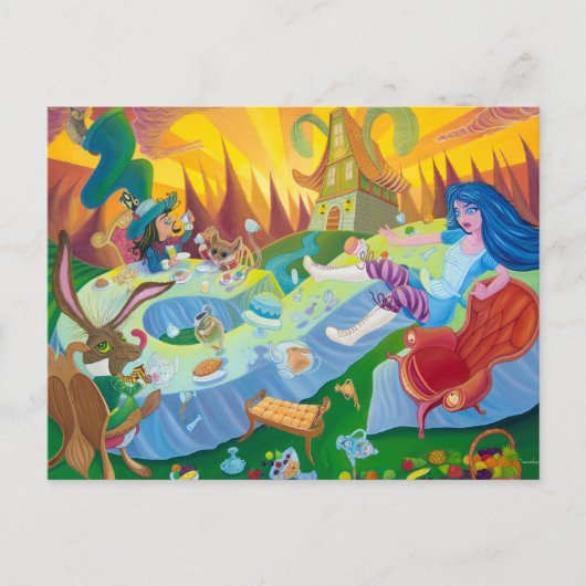 Postkarte "Ein verrücktes Party" (Vorderseite)