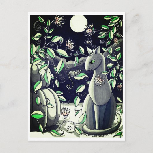 Postkarte: Eine ruhige Auseinandersetzung zwischen Postkarte (Vorderseite)