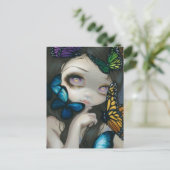 Postkarte "Eine Verwechslung von Flügeln" (Stehend Vorderseite)