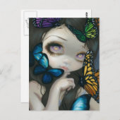 Postkarte "Eine Verwechslung von Flügeln" (Vorne/Hinten)