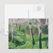 Postkarte eines Devon Primrose Holzes. (Vorne/Hinten)
