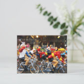 Postkarte eines Fensters zur Tour de France (Stehend Vorderseite)