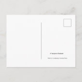 Postkarte eines landschaftlich reizvollen Tempels (Rückseite)