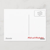 Postkarte eines WV-Sonnenuntergangs (Rückseite)