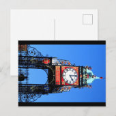 POSTKARTE - EINFACHER KLOCK, KÄSTCHEN (Vorne/Hinten)