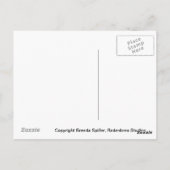 Postkarte, einheimischer Pukeko, Hamilton, Neuseel Postkarte (Rückseite)