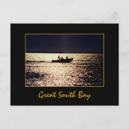 Postkarte "Einzelboote bei Twilight"