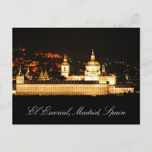 Postkarte EL Escorial (Vorderseite)