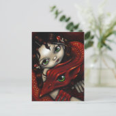 Postkarte "Elf Maiden und ihr Drache" (Stehend Vorderseite)