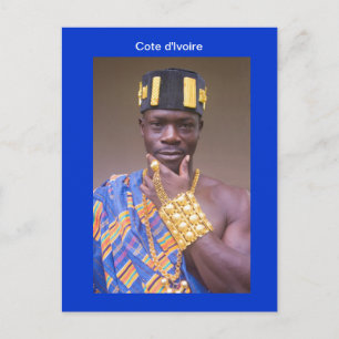 Postkarte, Elfenbeinküste, Abissa Postkarte