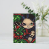 Postkarte "Emerald Guardian" (Stehend Vorderseite)