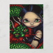 Postkarte "Emerald Guardian" (Vorderseite)