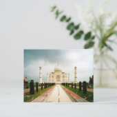 Postkarte En Route nach Taj Mahal, Agra, Indien (Stehend Vorderseite)