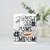 Postkarte "Erase MS" (Stehend Vorderseite)