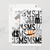Postkarte "Erase MS" (Vorne/Hinten)