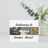 Postkarte Erinnerung an Amapá (Stehend Vorderseite)