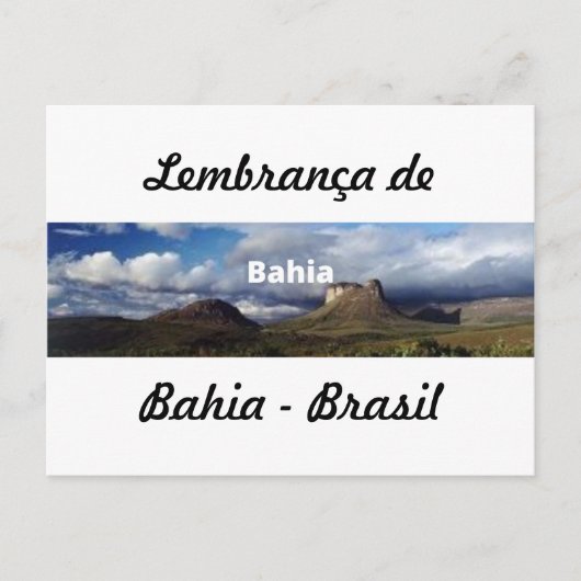 Postkarte Erinnerung an Bahia (Vorderseite)