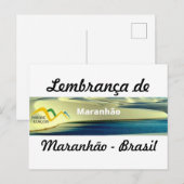 Postkarte Erinnerung an Maranhão (Vorne/Hinten)