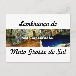 Postkarte Erinnerung an Mato Grosso do Sul