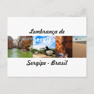 Postkarte Erinnerung an Sergipe - Brasilien