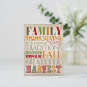 Postkarte - Erntedank (Stehend Vorderseite)