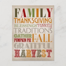 Postkarte - Erntedank