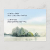 Postkarte "Es sind die Lebenden ..." (Vorderseite)