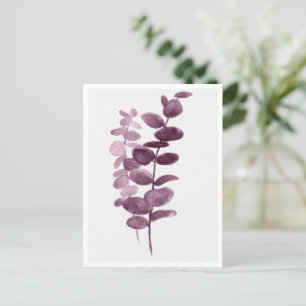 Postkarte - Eukalyptus-Aquarelle
