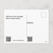 Postkarte - Eukalyptus-Aquarelle (Rückseite)