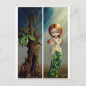 Postkarte "Eve and the Tree of Knowledge" (Vorderseite)