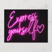 Postkarte "Express-Youself" - Postkarte (Vorderseite)