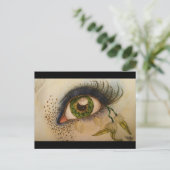 Postkarte Eye Dreamcatcher (Stehend Vorderseite)