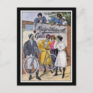 Postkarte: Fahrrad Art Ruge Whitworth Cycles Postkarte