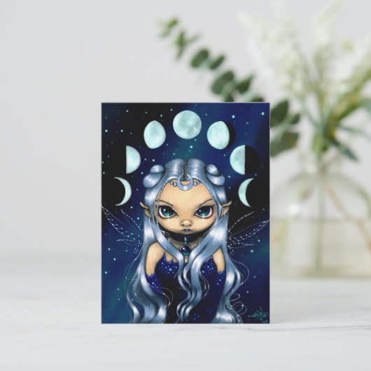 Postkarte "Fairy of the Changing Moons" (Stehend Vorderseite)