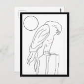 Postkarte - FALKON für Post to Color (Vorne/Hinten)