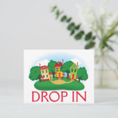 Postkarte fallen - SRF (Stehend Vorderseite)