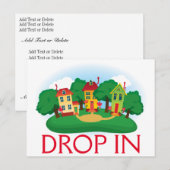 Postkarte fallen - SRF (Vorne/Hinten)