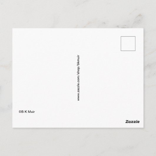 Postkarte - Farbe (Rückseite)