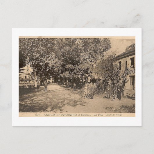 Postkarte Fargues-sur-Ourbise (Lot und Garonne) (Vorderseite)